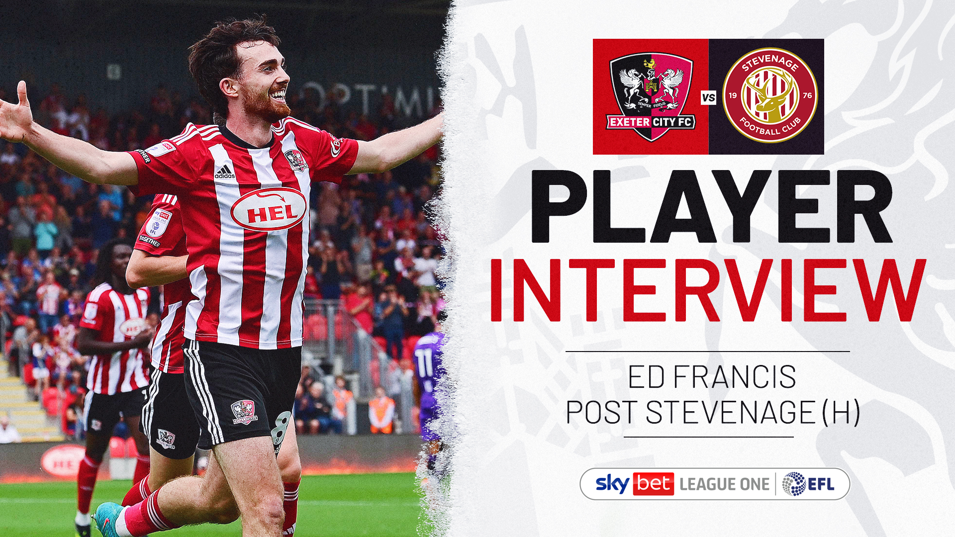 Player interview graphic for Ed Francis